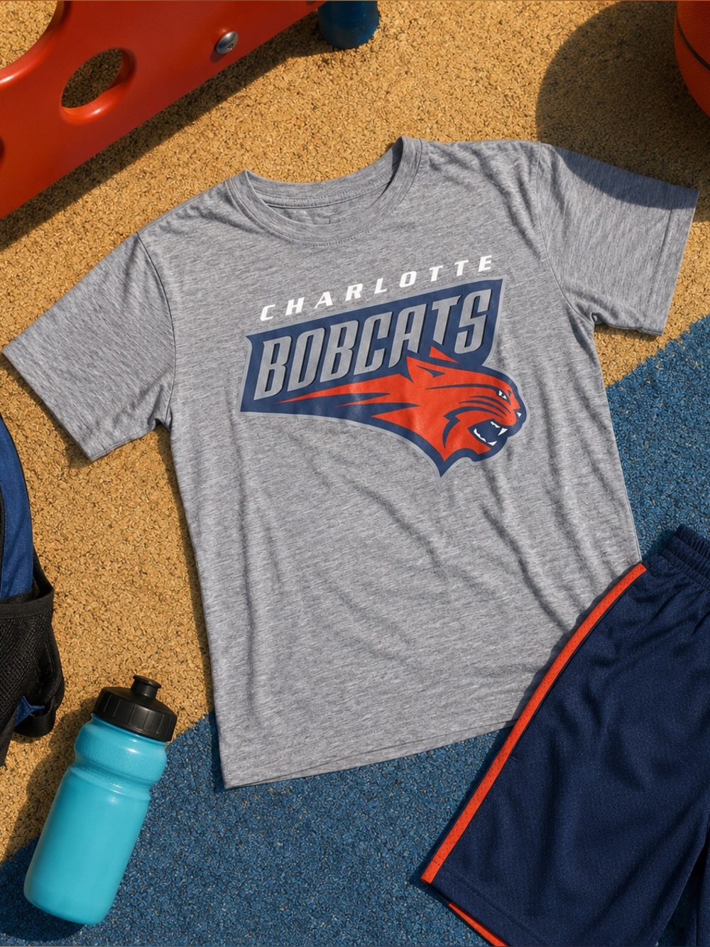 Jordan Youth Charlotte Bobcats Tee | Size Medium (12/14) | Excellent